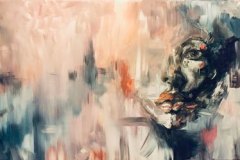 Hidden-Face-Abstract-painting-emily-dewsnap-art