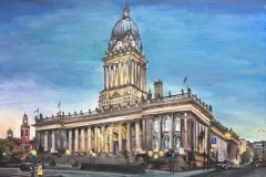 Leeds-Town-Hall-Emily-Dewsnap-art-painting