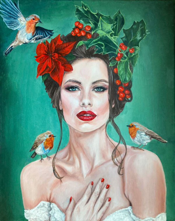 round-robin-bird-art-original-painting-emily-dewsnap-artist